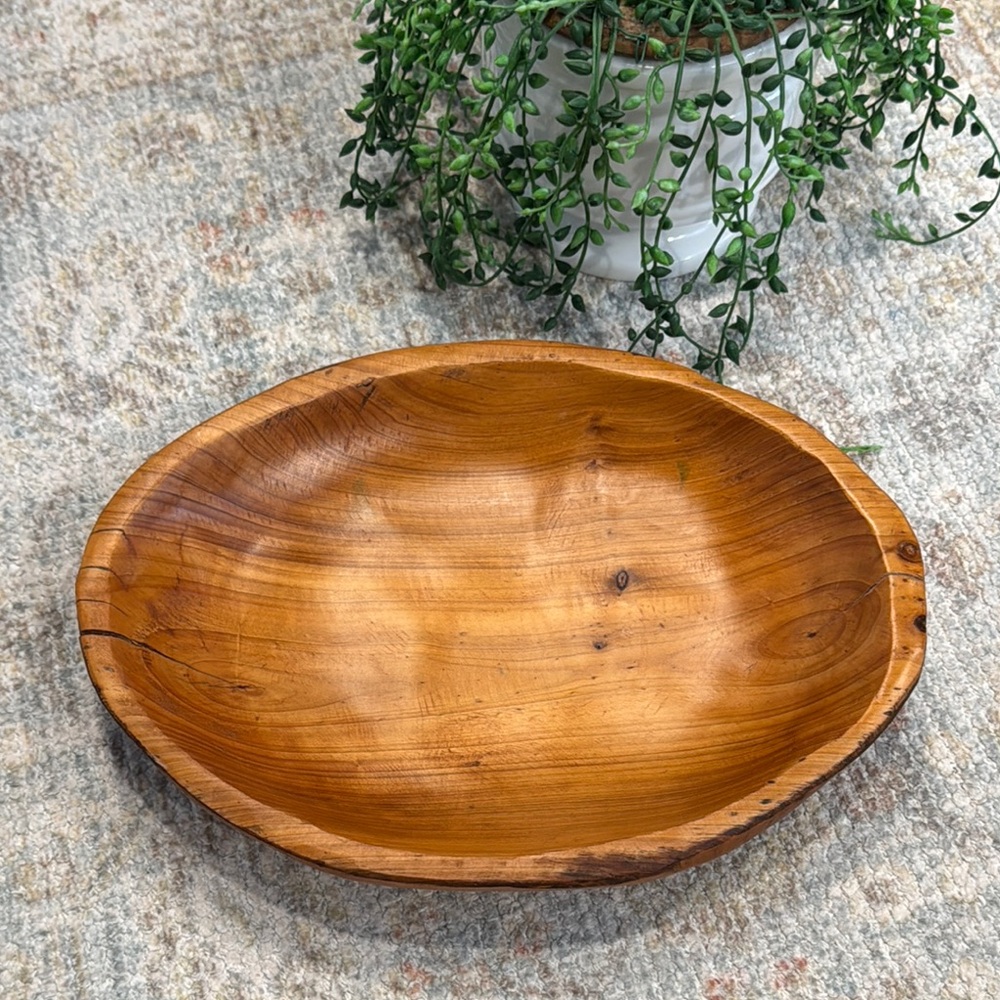 Core wood trinket dish